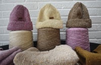 Image 4 of  Hipster Beanie - Hand-knit in Ireland