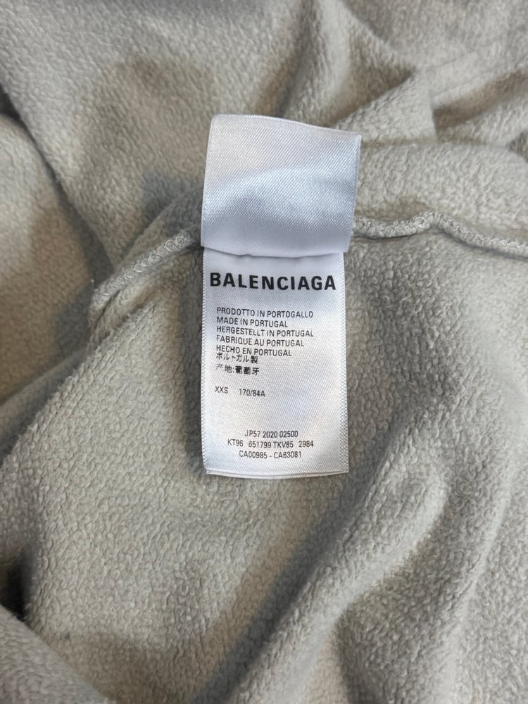 Image of Balenciaga Paris Fashion Week Blurred Hoodie