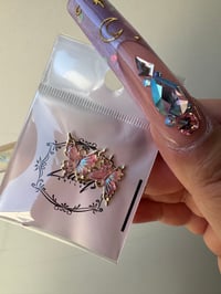 Image 3 of Colorful/ Gold - Butterfly Charm (2 pc)