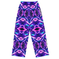 Image 1 of Purp All-over (unisex wide-leg pants)