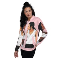 Image 1 of Icons Unisex Bomber Jacket Pink