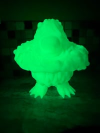Image 4 of Mush Mush Hut “Mucus Green” GITD Sofubi Figure 