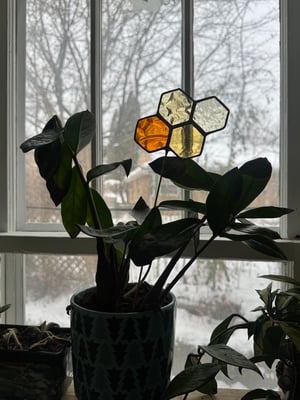 Honeycomb Planter Stakes