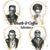 Image 1 of Ink And Coffee "Death & Coffee" Art Series - Print Selection 1