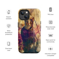 Image 22 of Beautiful Colorful Oil Painting Tabby Cat Inspired Tough Case for iPhone®