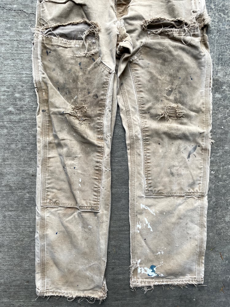 Image of Vintage Carhartt Double Knee Pants B01 BRN