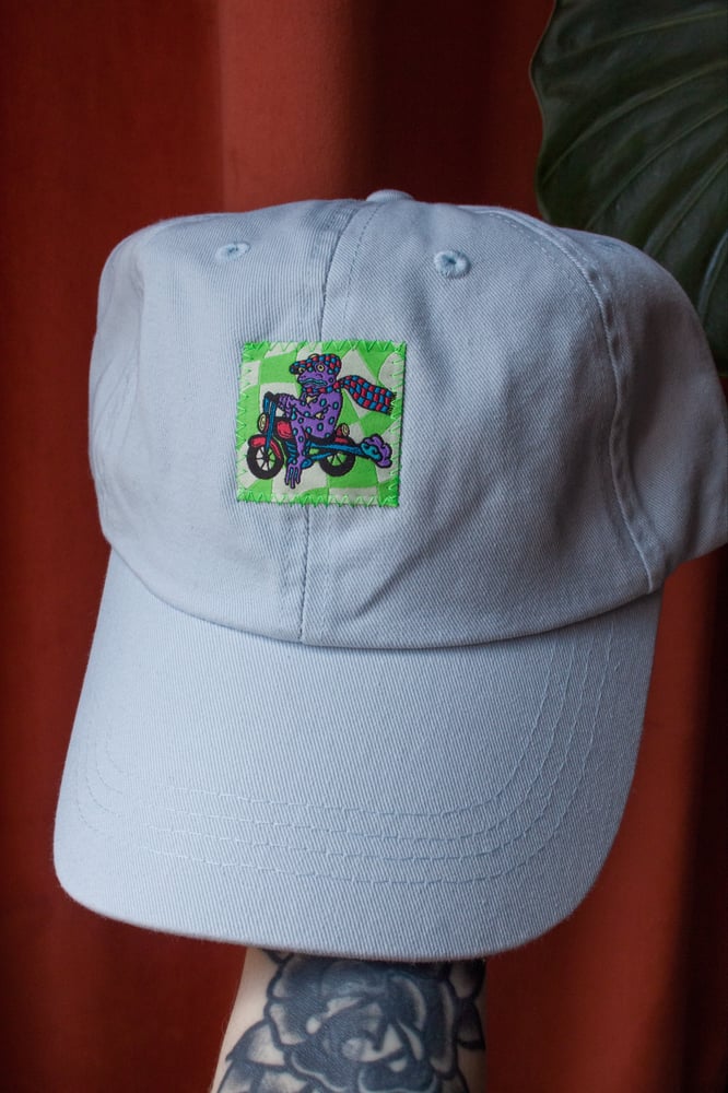 Image of Light Blue Easy Rider Frog Cap