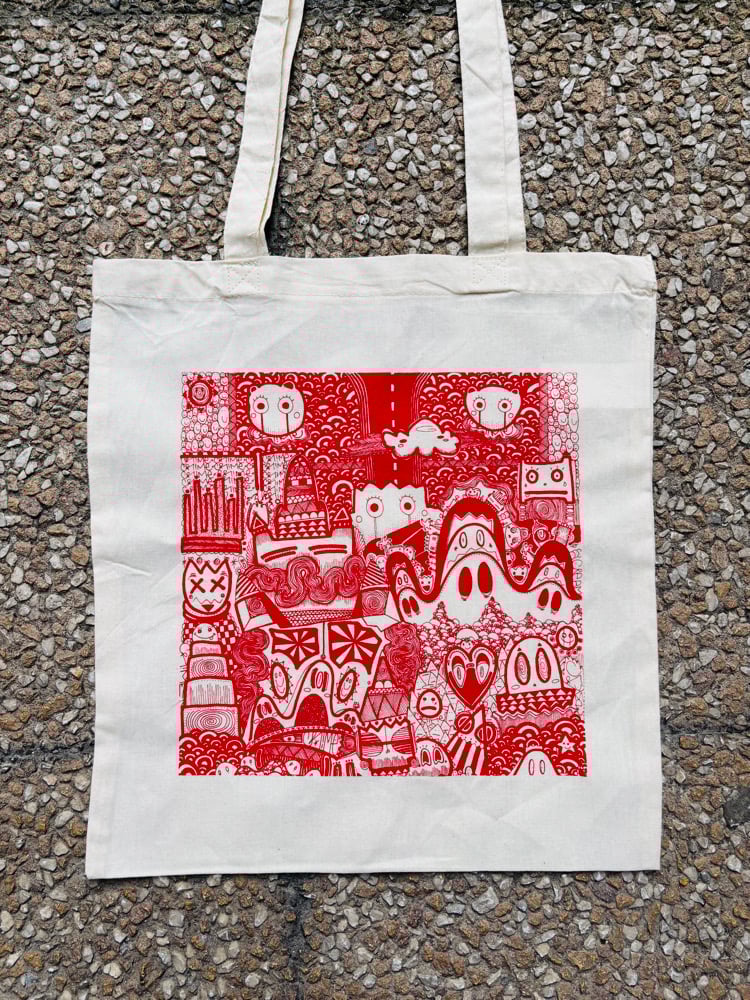 Image of ToteBag Sérigraphié – Red Square