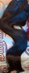 30 in straight black wig 