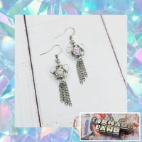 Image 1 of Fringed Crystal Earrings