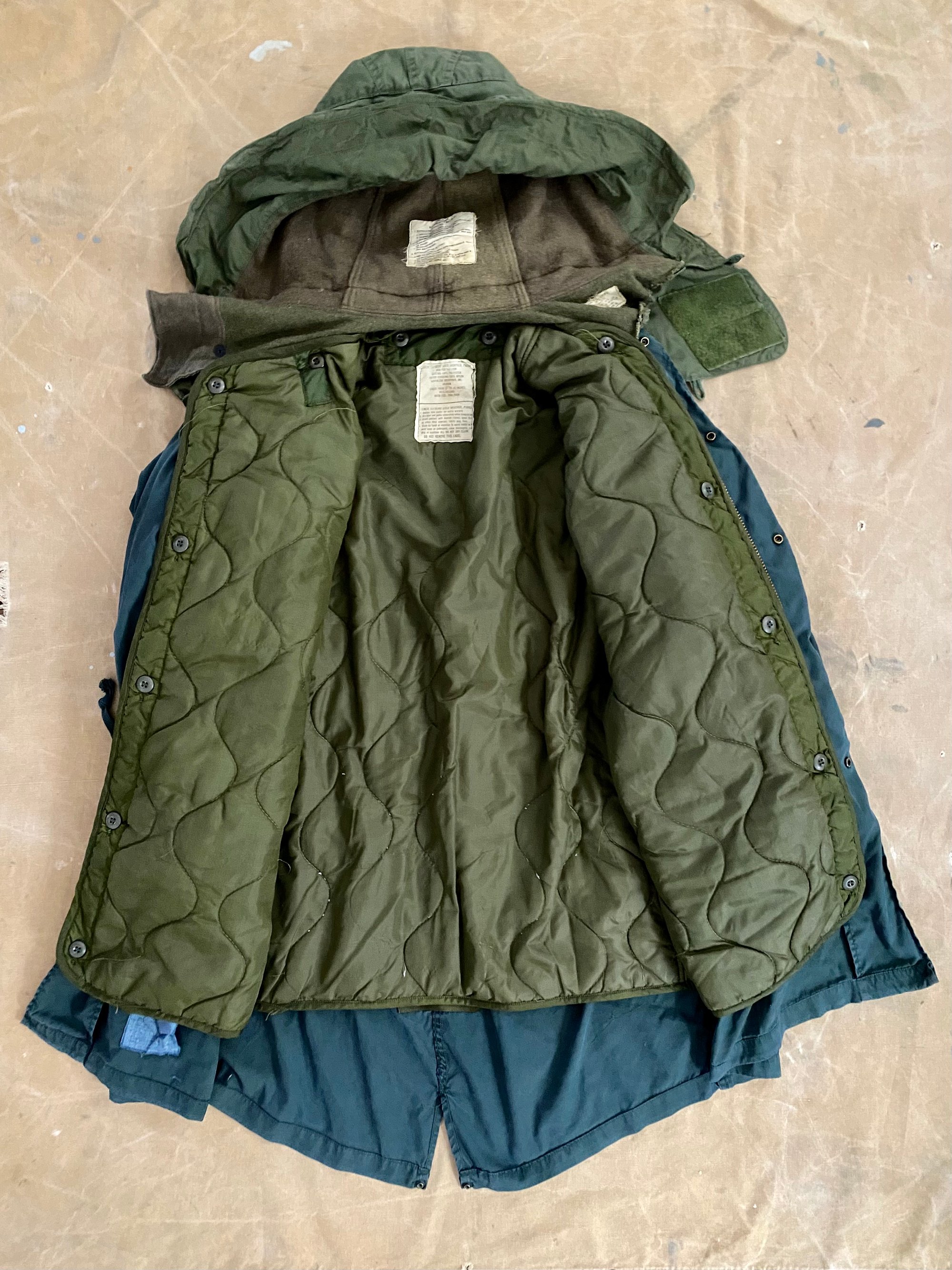 70s INDIGO DYED M-65 FISHTAIL PARKA | Giurz Bazaar 70s INDIGO DYED M-65 FISHTAIL PARKA | Giurz Bazaar