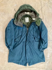 Image 1 of 70s INDIGO DYED M-65 FISHTAIL PARKA