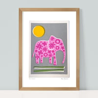 Image 3 of Pink Flower Elephant