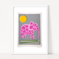 Image 2 of Pink Flower Elephant