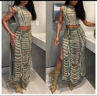 CUT LOOSE DENIM SET 