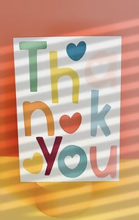 Image 2 of Thank You Greeting Card 