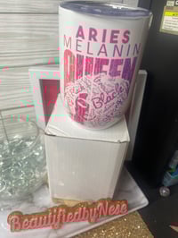 Image 2 of Aries wine tumbler 