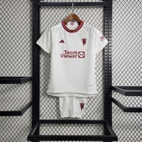Image 1 of Manchester United 23/24 Away Kids Jersey 