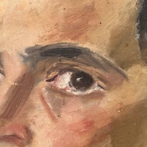 Image of Mid Century, Swedish, Portrait, Oil Painting, MARY-ANN TOLLIN-VERDE 1903 -1993