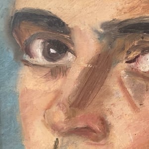 Image of Mid Century, Swedish, Portrait, Oil Painting, MARY-ANN TOLLIN-VERDE 1903 -1993