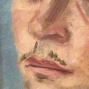 Image of Mid Century, Swedish, Portrait, Oil Painting, MARY-ANN TOLLIN-VERDE 1903 -1993