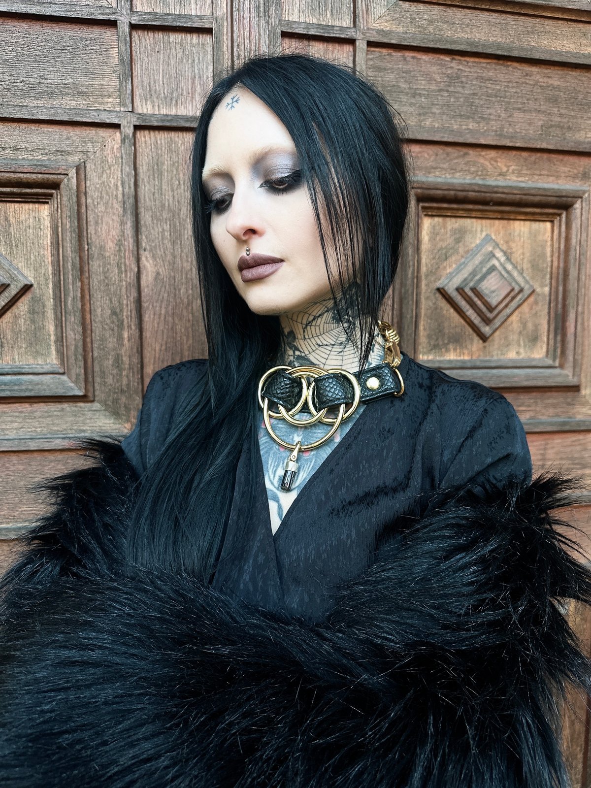 Black tourmaline grounding ritual necklace 