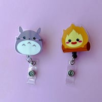 Image 1 of Ghibli Retractable Reel Badges