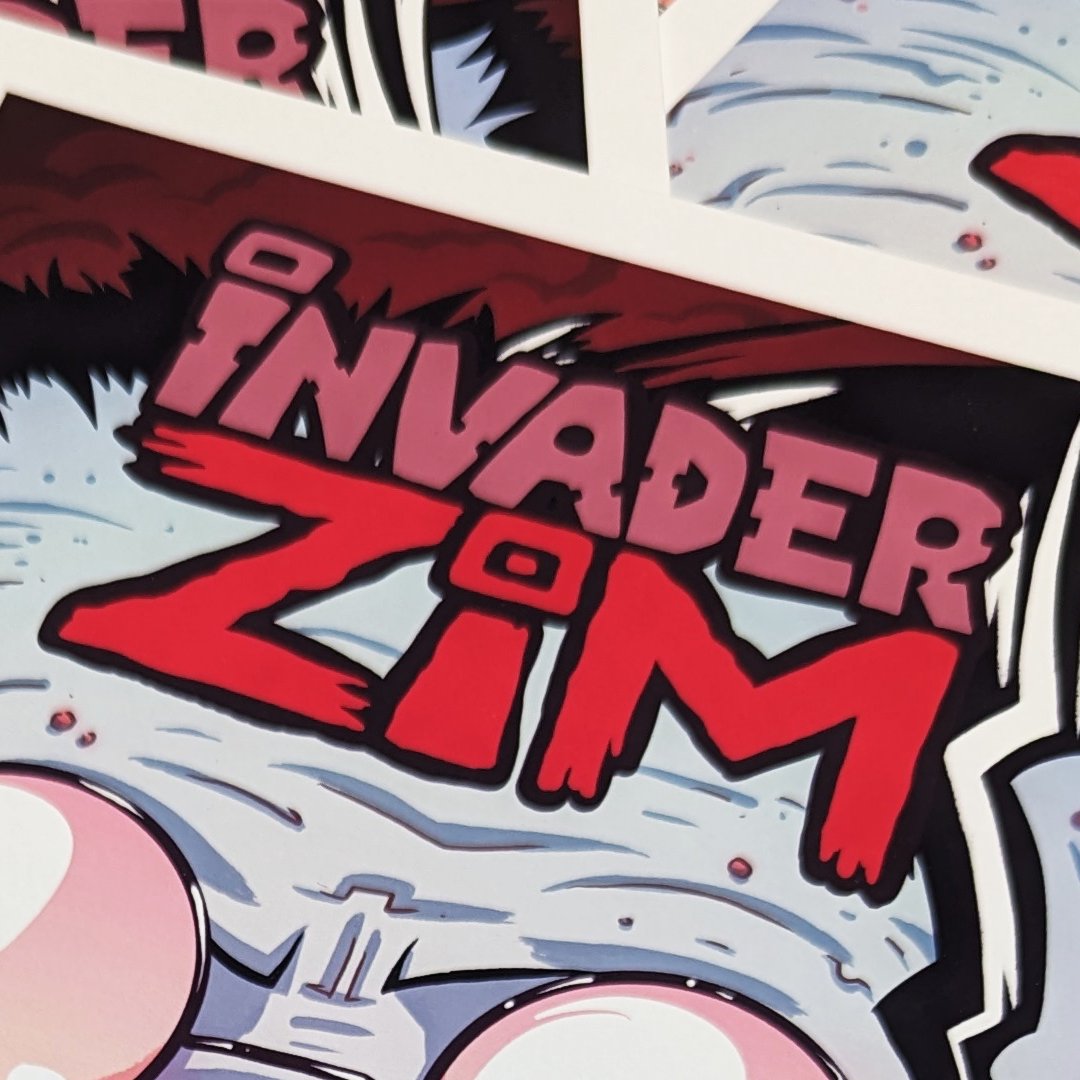 Image of INVADER ZIM Big Head Dib Giclee Print (signed)