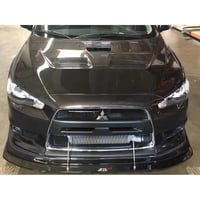 Image 2 of Mitsubishi Evolution X with APR Lip Front Wind Splitter 2008-2016