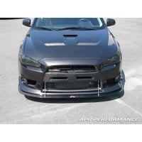 Image 3 of Mitsubishi Evolution X with OEM lip Front Wind Splitter 2008-2016