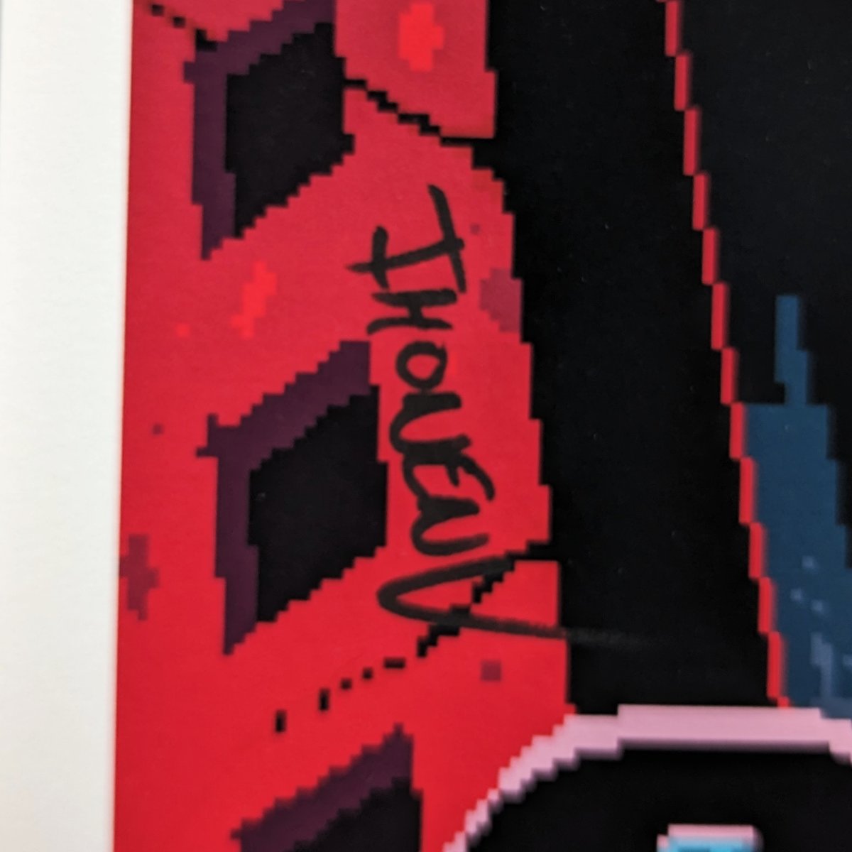 Image of INVADER ZIM Pixel Gaz Giclee Print (signed)