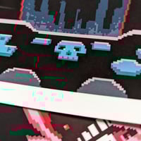 Image 2 of INVADER ZIM Pixel Gaz Giclee Print (signed)