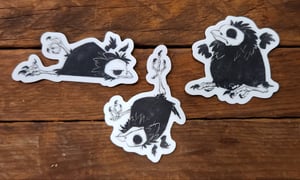 Image of Bad Time Birbs Stickers (Glow in the Dark)