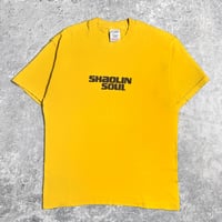 Image 1 of *Rare* Wu-Tang Clan 2001 ‘Shaolin Soul’ Yellow T-Shirt