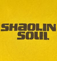 Image 5 of *Rare* Wu-Tang Clan 2001 ‘Shaolin Soul’ Yellow T-Shirt