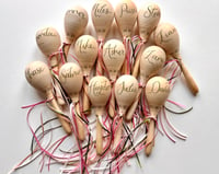 Image 7 of Bespoke Hand-Painted Maracas for Weddings and Events