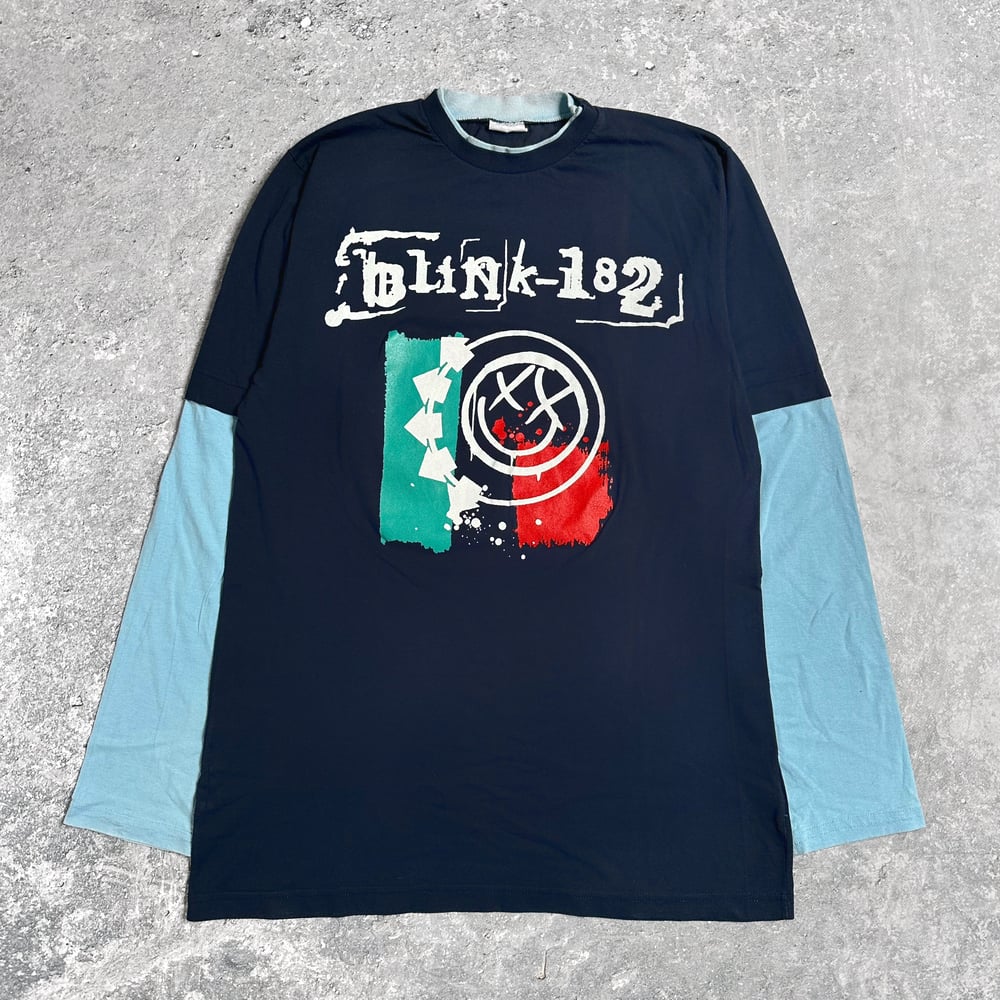 Blink-182 2004 ‘European Tour’ Blue Longsleeve Shirt