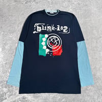 Image 1 of Blink-182 2004 ‘European Tour’ Blue Longsleeve Shirt