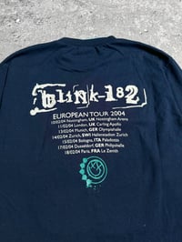 Image 5 of Blink-182 2004 ‘European Tour’ Blue Longsleeve Shirt