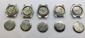 Image of  lot of 5 x genuine seiko 5 japan gents automatic watches,70's/80's(JO-05)