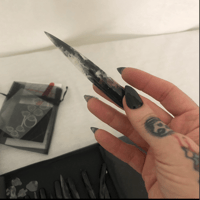 Image 2 of custom made Nails from the Disgust Me music video