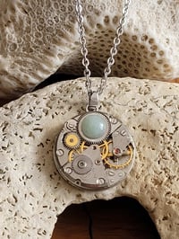 Image 1 of Collier brut aventurine verte 