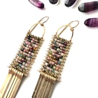 Image 3 of Colorful Tourmaline Earrings