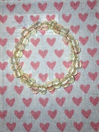 Image 1 of Yellow pony bead bracelets