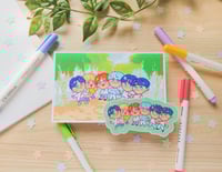 Image 1 of WEi Overdrive Art Print and Sticker Set