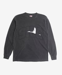 Image 1 of SILO_ARCH LOGO LONGSLEEVE :::WASHED BLACK:::
