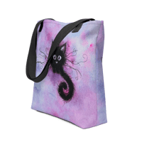 Image 3 of 'Soot Cat' Tote Bag