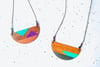 Nova Colorblock Wood Necklace 