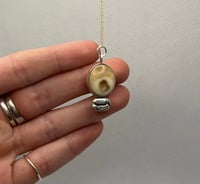 Image 1 of Cappuccino Coffee Bean Pendant