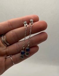 Blue Dangle Earrings